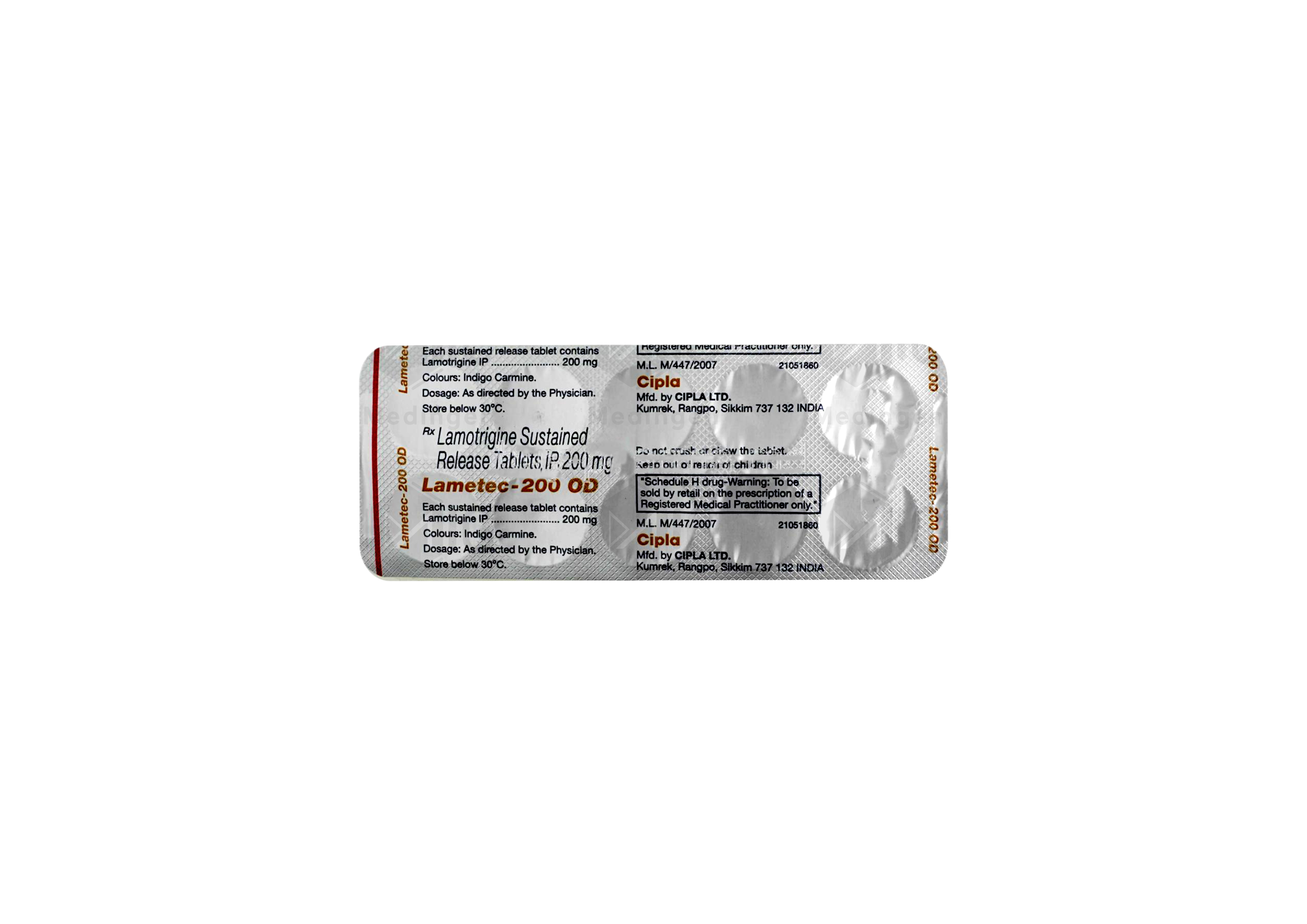 LAMETEC OD 200MG